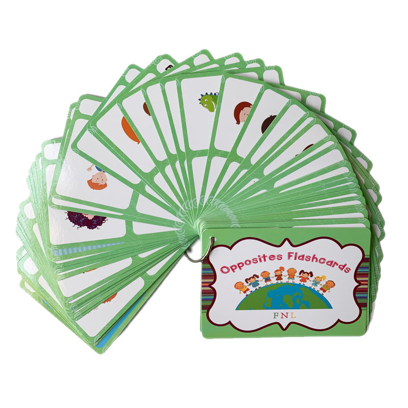 Kids Education Product - 100 Karşıt Kavram Kartı İngilizce Kelime