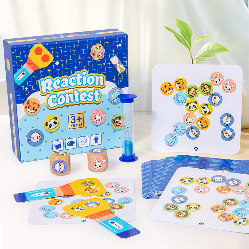Kids Education Table - Montessori Oyuncak Hayvan Tahta Oyunu Çocuklar