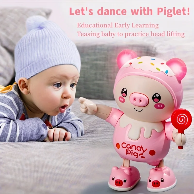 Kids Education Phone - Elektrikli piggy ile müzikli ışık hareket