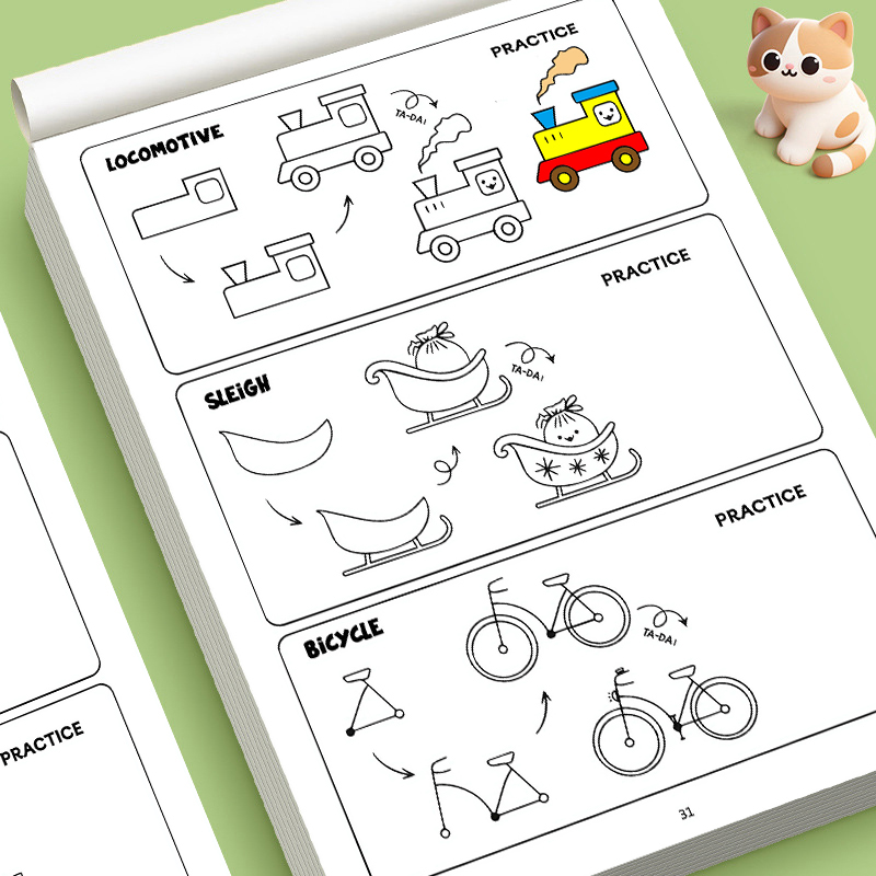 Kids Educational Workbooks - Çocuklar İçin Her Şeyi Çizmeyenler İçin