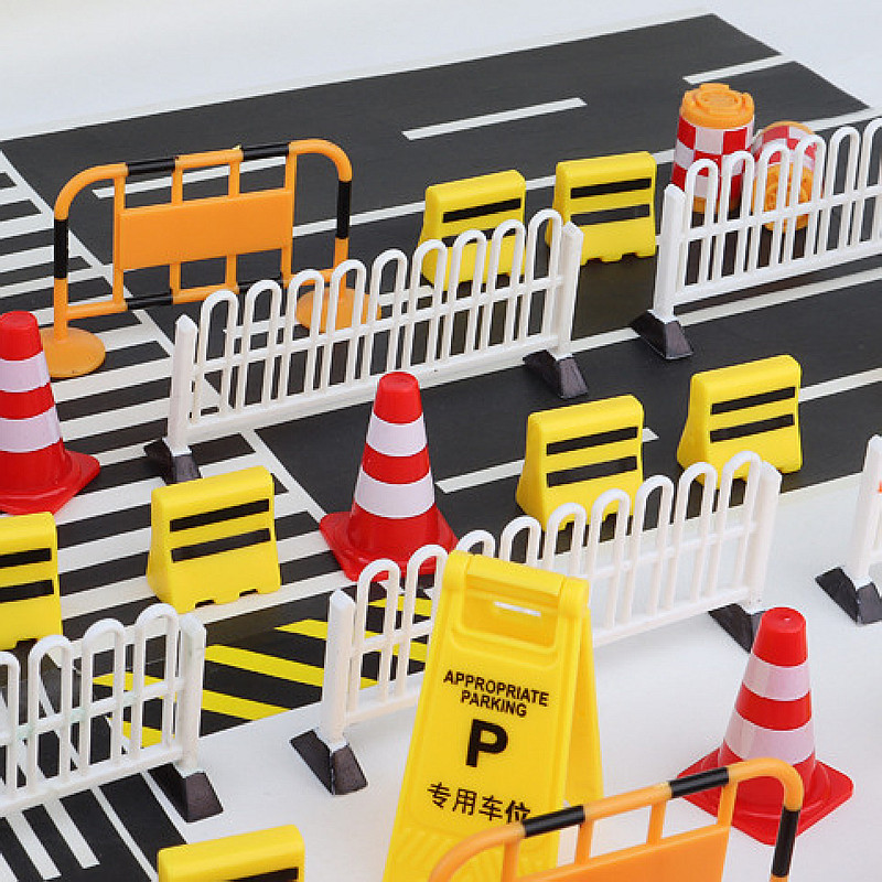 Kids Education Product - Mini Trafik Yol İşaretleri ve Yol
