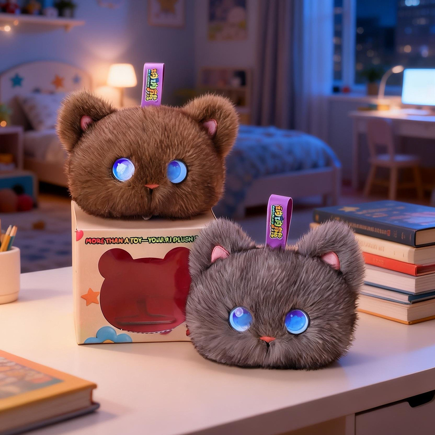 Kids Education Toy - Tobot Yapay Zeka Peluş Kedi Oyuncak