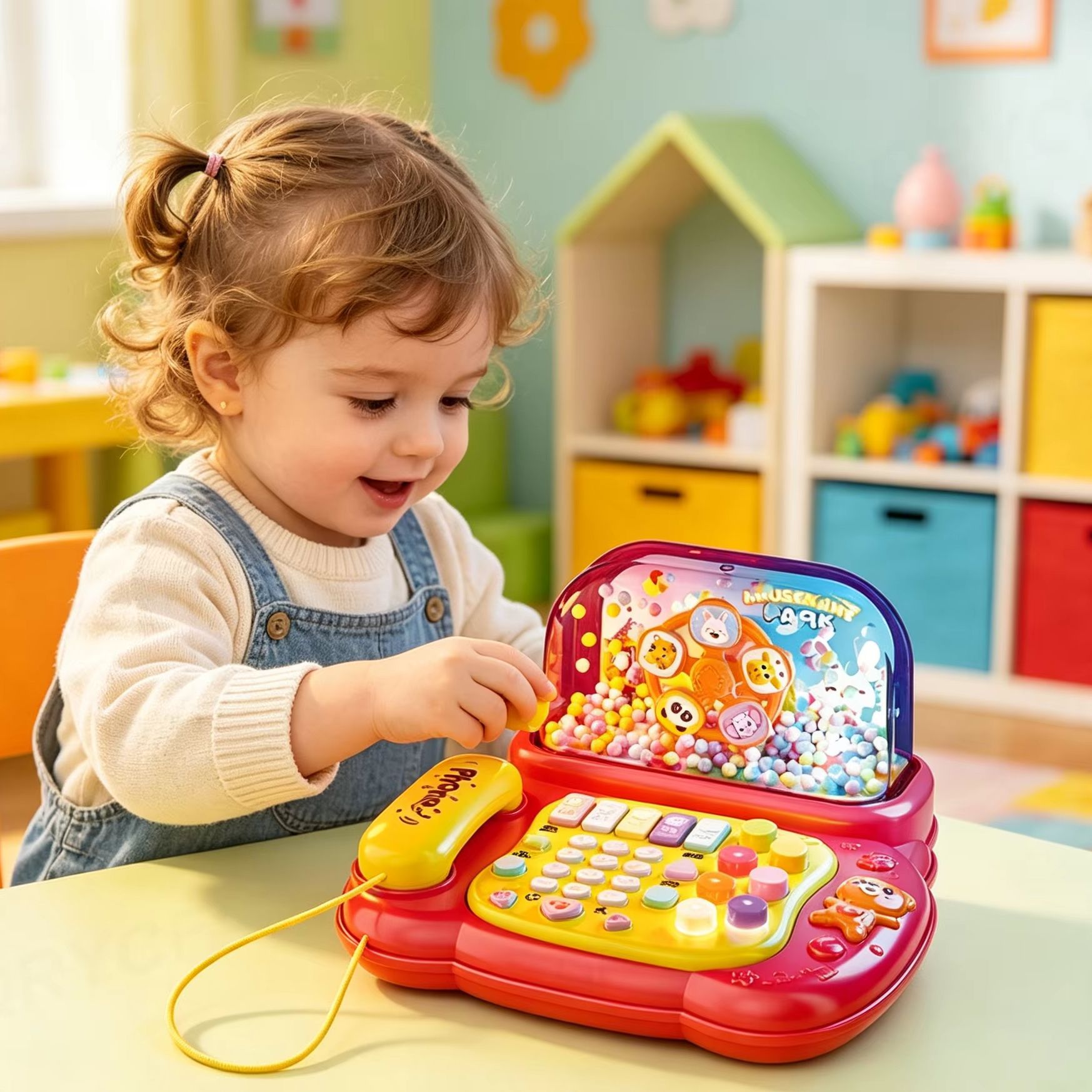 Kids Education Phone - Çocuklar Karikatür Simülasyon Telefon Oyuncakları Piyano