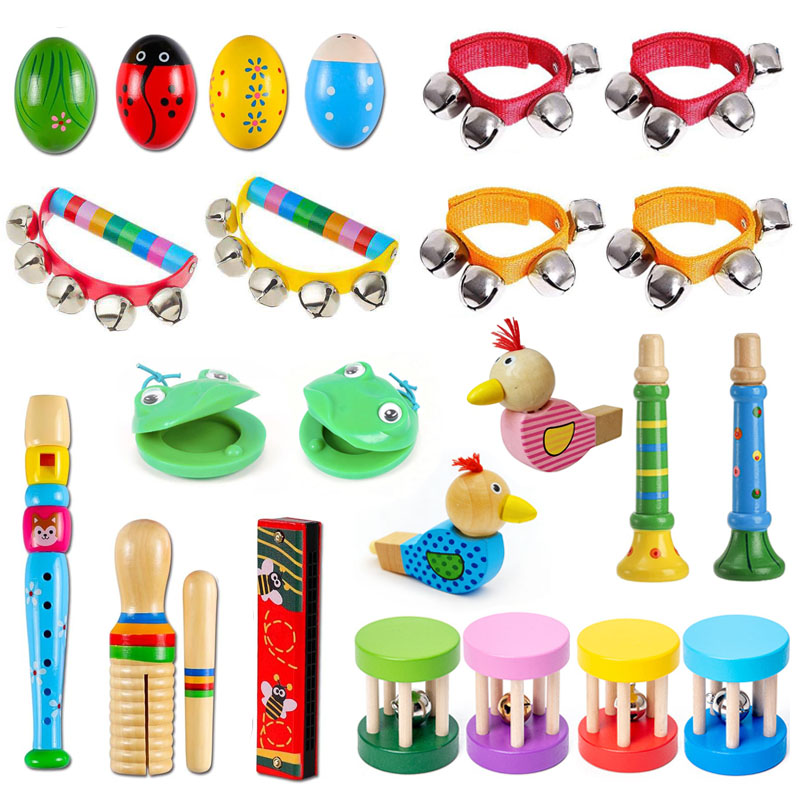 Kids Education Bell - Çocuklar için Ahşap Müzik Aletleri Ritim