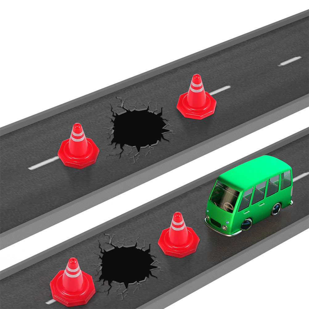 Kids Education Toy - 24 Adet Mini Trafik Konileri Kırmızı