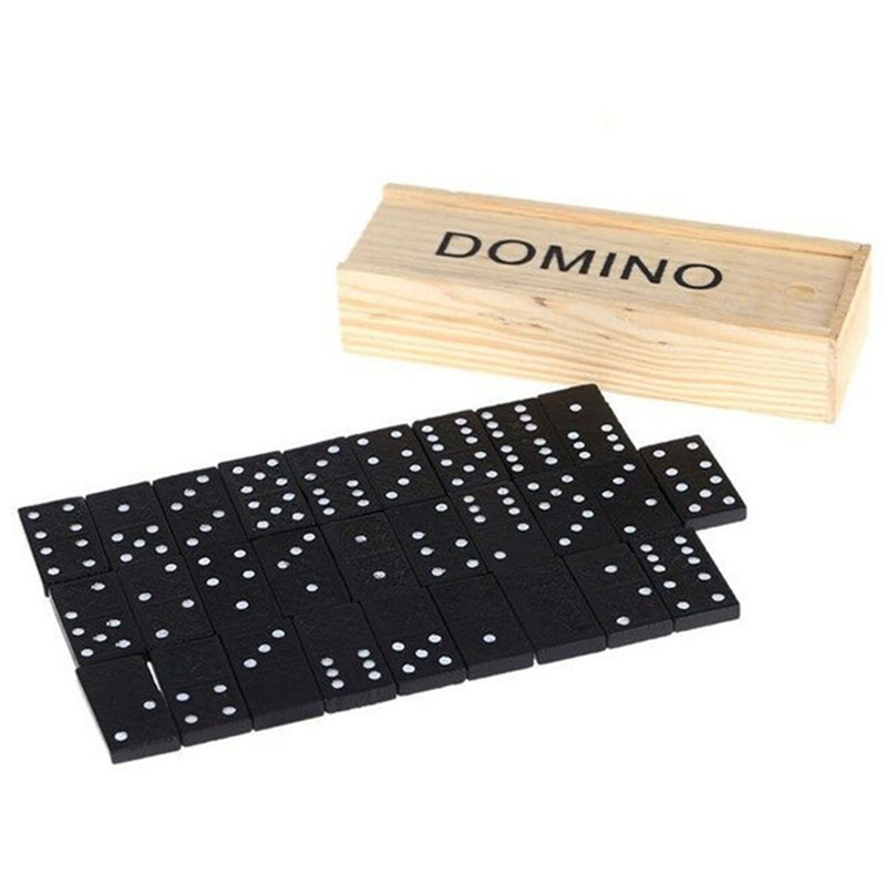 28 adet/takım ahşap Domino mas - Kids Education Table incelemesi ve fiyatı