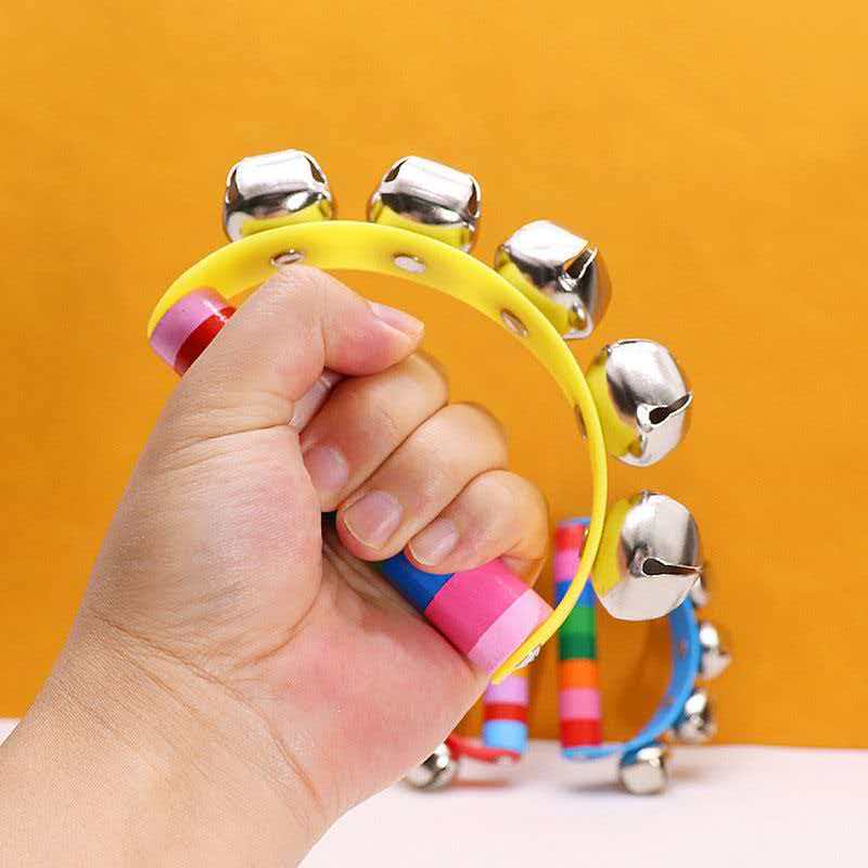 Gökkuşağı El Çıngırakları Ahşa - Kids Education Bell incelemesi ve fiyatı