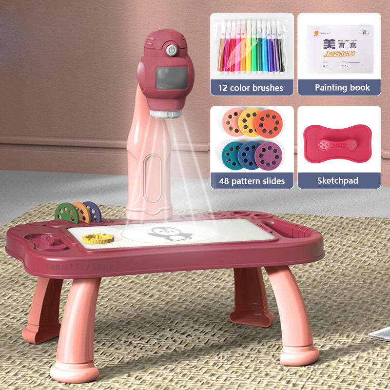 Akıllı projektör çocuklar boya - Kids Education Table incelemesi ve fiyatı