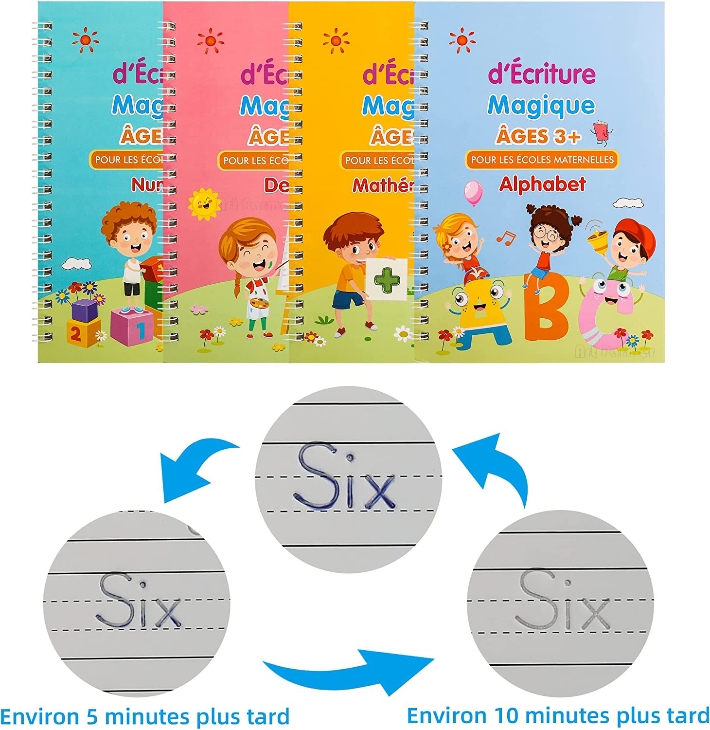 Sihirli Fransız Kopya Kitap Ol - Kids Educational Workbooks incelemesi ve fiyatı