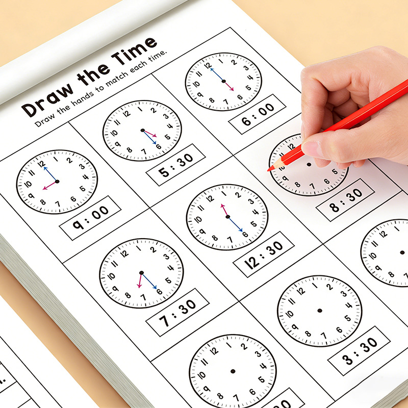 Saat Çalışma Kitabı, Okulda ve - Kids Educational Workbooks incelemesi ve fiyatı