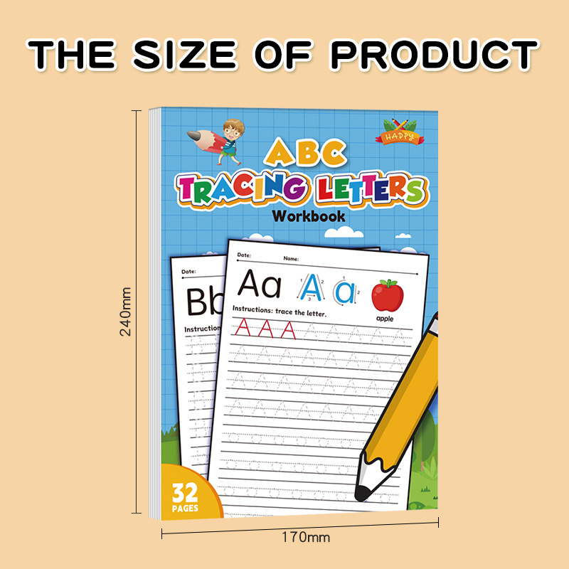 26 Alfabe İzleme Harf Çalışma  - Kids Educational Workbooks incelemesi ve fiyatı