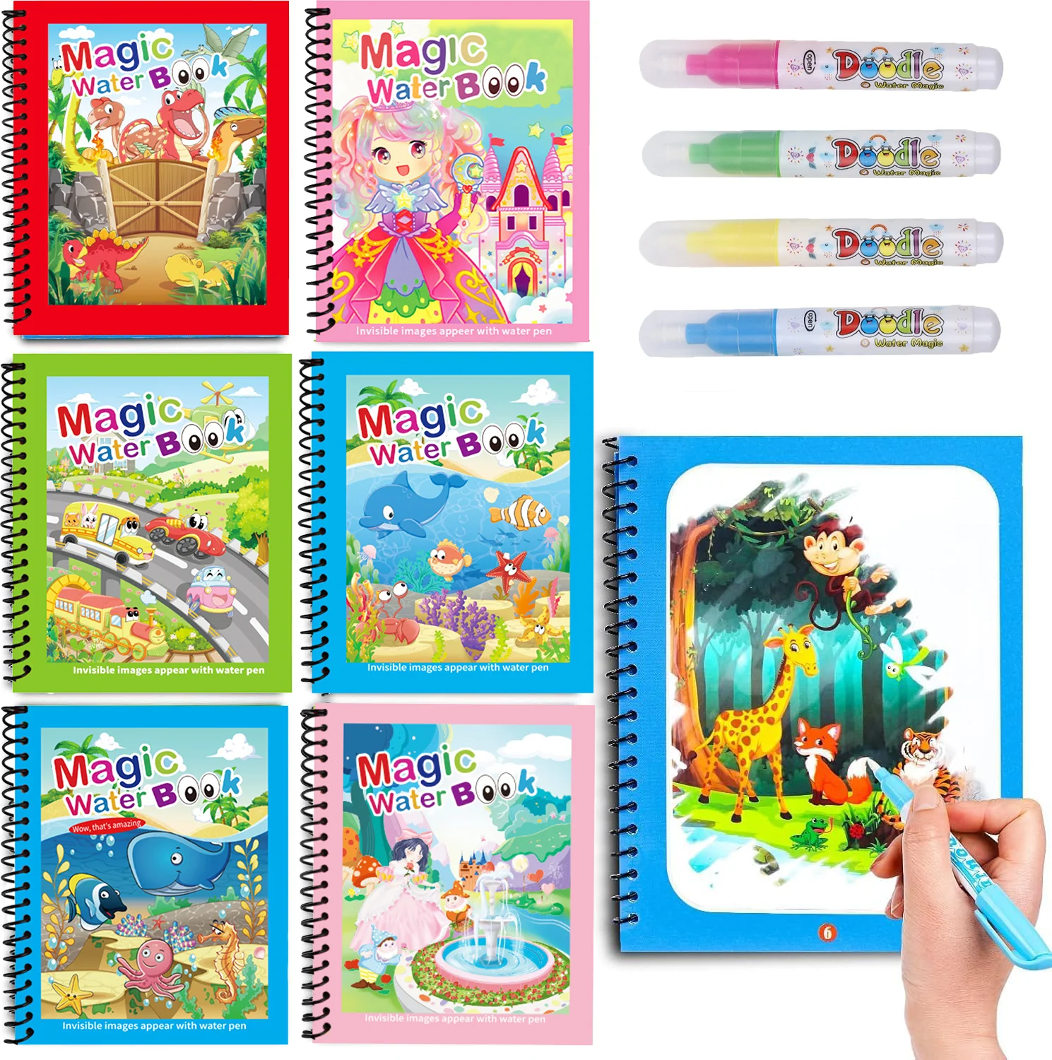 Sihirli su çizim kitabı çocukl - Kids Educational Workbooks incelemesi ve fiyatı