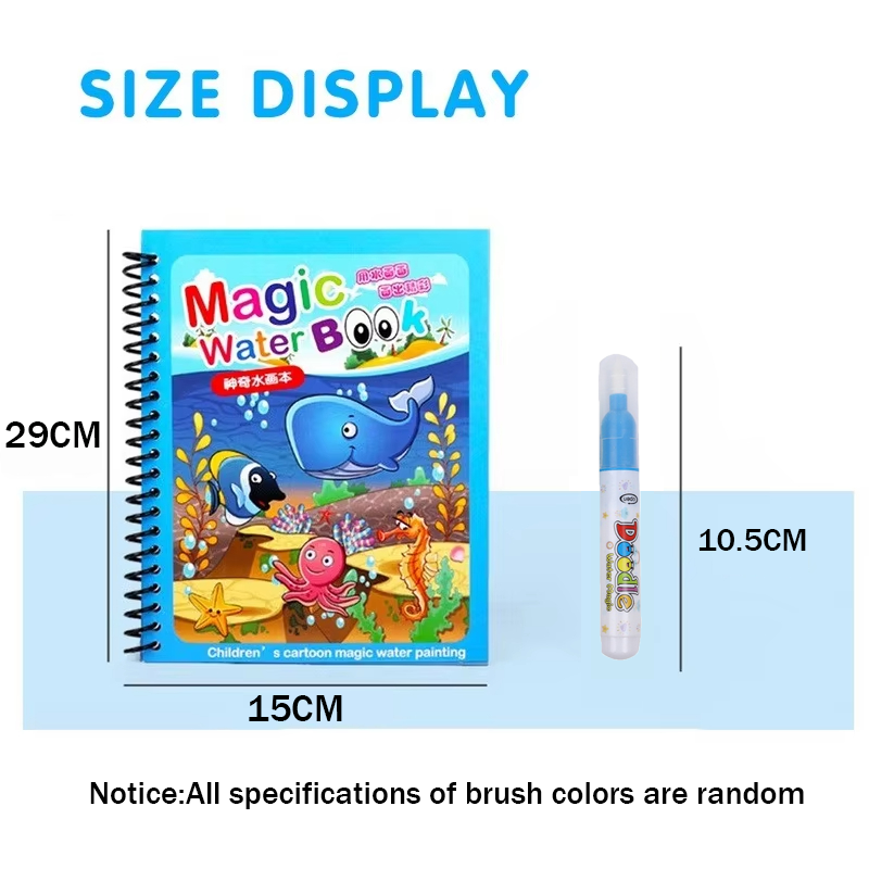 Sihirli su çizim kitabı çocukl - Kids Educational Workbooks incelemesi ve fiyatı